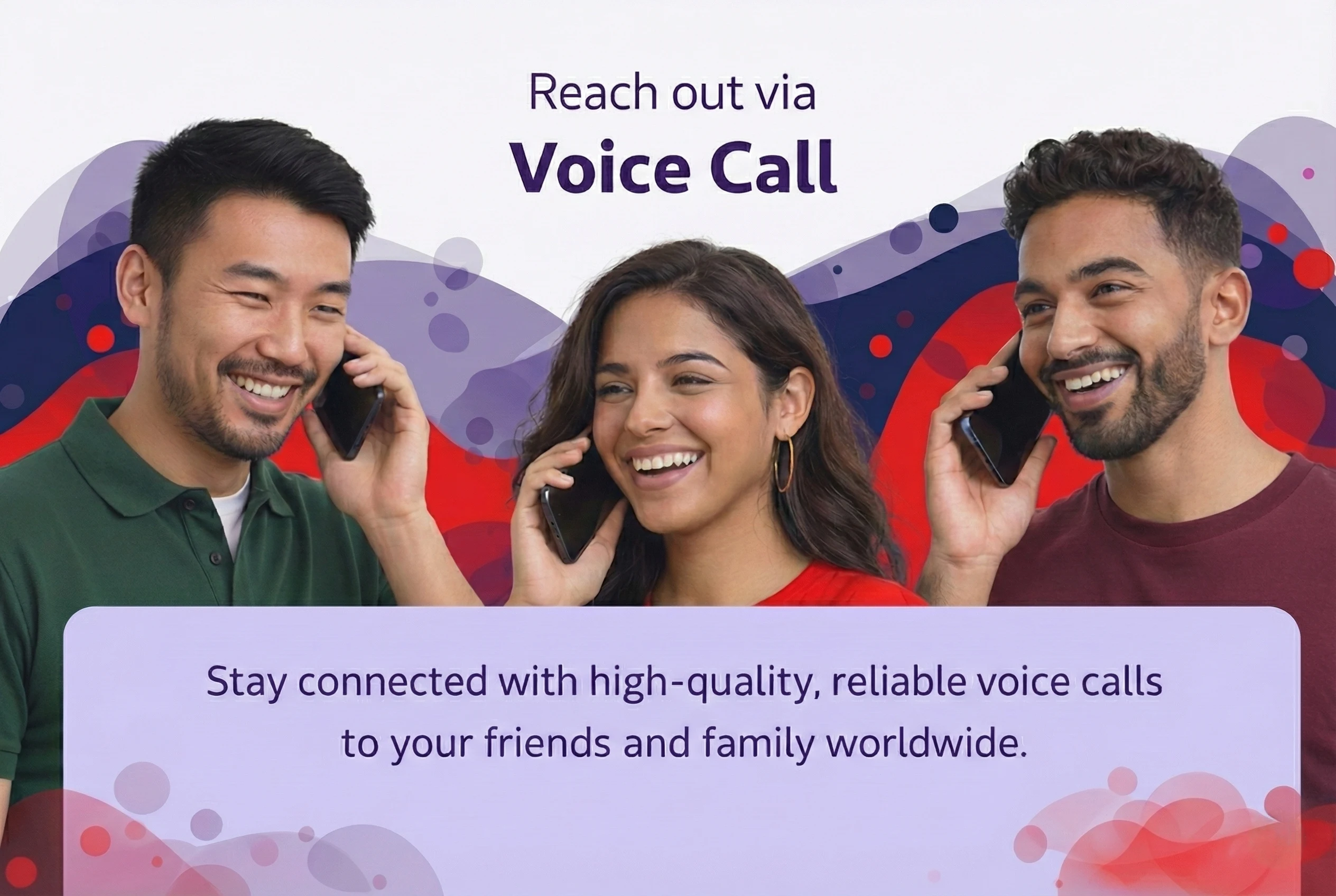 Voice communication dashboard and call flows